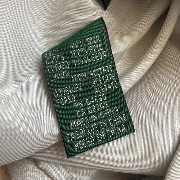 LAUREN Ralph Lauren | Silk Blend Blazer Jacket | Size 12 | Light Blue - Picture 8 of 9